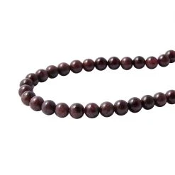 Rote Granat Halskette, Ca. 45 Cm, Edelstahl Ca. 165,00 Ct -Schmuck Shoplc 7266976 2