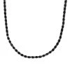 Schwarze Spinell Halskette, Ca. 45 Cm, 925 Silber Platiniert Ca. 41,75 Ct -Schmuck Shoplc 7268539