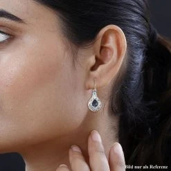 Royal Bali -Labradorit, Sleeping Beauty Türkis Ohrringe 925 Silber Ca. 10,44 Ct -Schmuck Shoplc 7269905 2