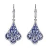 Tansanit Ohrringe 925 Silber Platiniert Ca. 4.05 Ct -Schmuck Shoplc 7272264