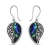 Royal Bali Kollektion - Abalone Muschel Ohrringe, 925 Silber -Schmuck Shoplc 7273814