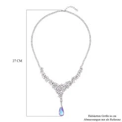 Klassische Charmante Lila Und Weiß Kristall Collier, Ca. 50 Cm 9 Klassische Charmante Lila Und Weiß Kristall Collier, Ca. 50 Cm -Schmuck Shoplc 7275498 3