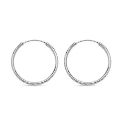 Creolen Ohrringe, 925 Silber Rhodiniert -Schmuck Shoplc 7278245 3