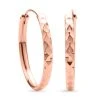 Creolen Ohrringe, 925 Silber Rosévergoldet -Schmuck Shoplc 7278247