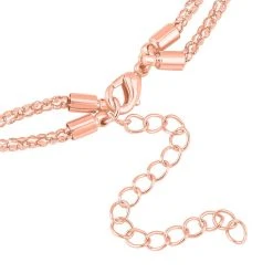 2er Set - Weiße Kristall Halskette, Ca. 50 Cm -Schmuck Shoplc 7280987 3