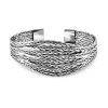 Royal Bali Kollektion -925 Silber Armreif, Ca. 19 Cm, Ca. 38,00g -Schmuck Shoplc 7281237