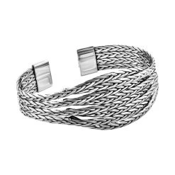 Royal Bali Kollektion -925 Silber Armreif, Ca. 19 Cm, Ca. 38,00g -Schmuck Shoplc 7281237 3