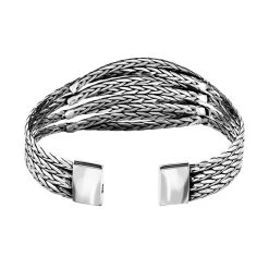 Royal Bali Kollektion -925 Silber Armreif, Ca. 19 Cm, Ca. 38,00g -Schmuck Shoplc 7281237 5