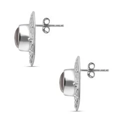 Royal Bali Kollektion - Rosenquarz Ohrringe 925 Silber Ca. 3.27 Ct -Schmuck Shoplc 7301664 3