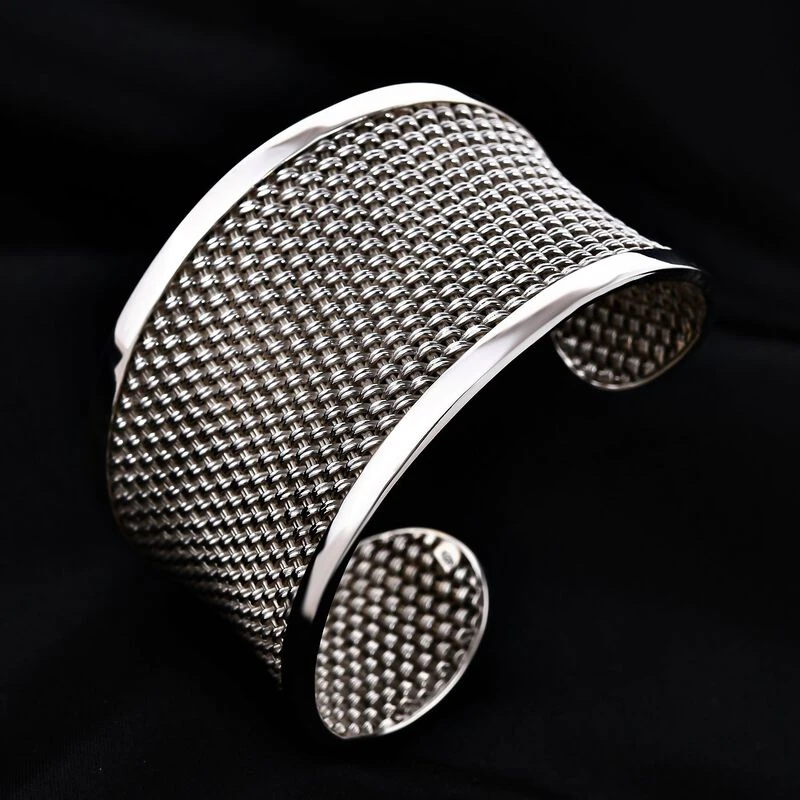 Royal Bali Kollektion - Armreif, Ca. 19 Cm, 925 Silber Ca. 67,54g 4 Royal Bali Kollektion - Armreif, Ca. 19 Cm, 925 Silber Ca. 67,54g – Bild 2