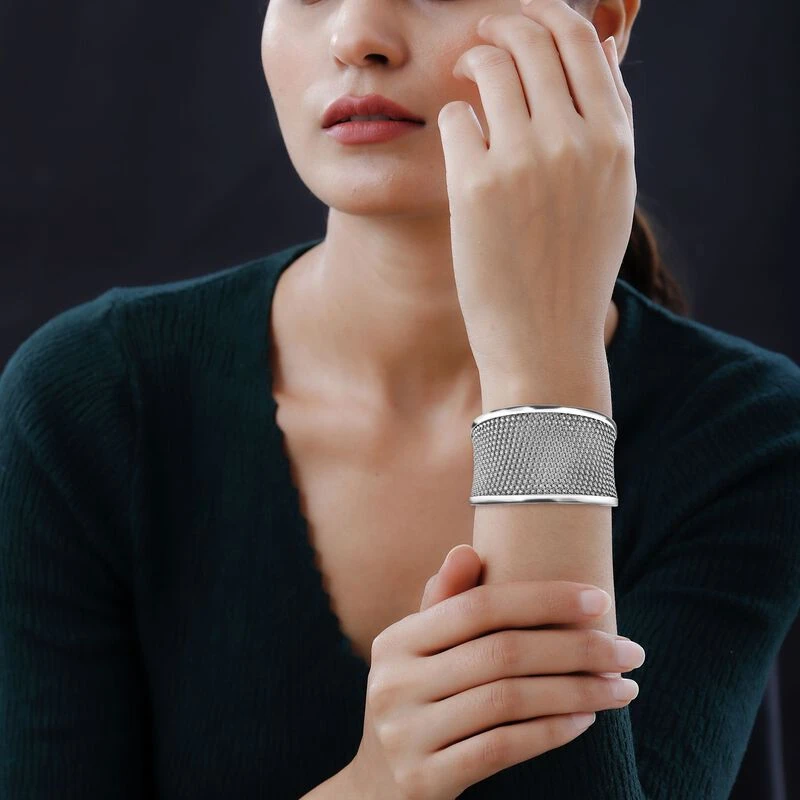 Royal Bali Kollektion - Armreif, Ca. 19 Cm, 925 Silber Ca. 67,54g 5 Royal Bali Kollektion - Armreif, Ca. 19 Cm, 925 Silber Ca. 67,54g – Bild 3