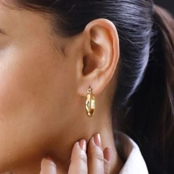 925 Silber Gelbgold Vermeil Ohrringe Ca. 5,19g -Schmuck Shoplc 7309177 2