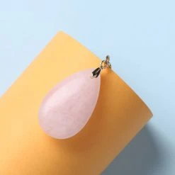 Rosenquarz Halskette 50 Cm Messing Ca. 42.00 Ct -Schmuck Shoplc 7313718 1