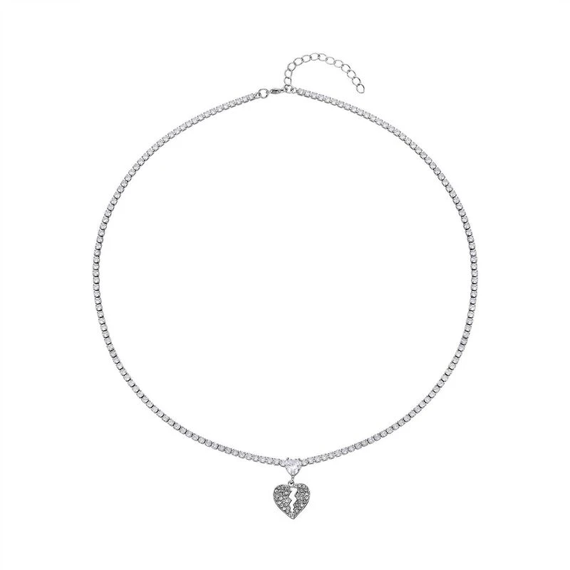 Weißer Zirkonia, Weißer Kristall Halskette Ca. 50 Cmca. 8,00 Ct 3 Weißer Zirkonia, Weißer Kristall Halskette Ca. 50 Cmca. 8,00 Ct