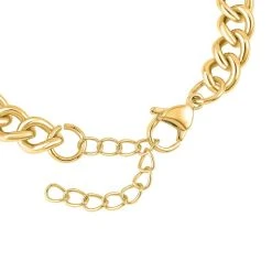 Gelbes Tigerauge, Weißer Kristall Armband Ca. 19 Cm Reiner Edelstahl, Ca. 10.01 Ct -Schmuck Shoplc 7325151 4