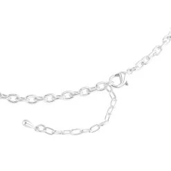 Schmetterling Weißer Kristall Halskette 50 Cm, Blaufarben -Schmuck Shoplc 7328384 4