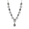 Prasiolith Collier, Ca. 45 Cm, 925 Silber Platiniert Ca. 24,57 Ct -Schmuck Shoplc 7336853