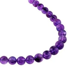 AAA Afrikanischer Amethyst Halskette (11-15 Mm) Ca. 50 Cm 925 Silber Rhodiniert Ca. 466.50 Ct -Schmuck Shoplc 7337601 2