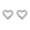 Weiße Diamant Ohrringe 925 Silber Platiniert Ca. 0.13 Ct -Schmuck Shoplc 7338332