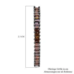 Weißer Diamant Ohrringe 925 Silber Platiniert Ca. 0.50 Ct -Schmuck Shoplc 7361881 4 1