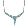 Paraiba-Apatit Collier, Ca. 45 Cm, 925 Silber Platiniert Ca. 7.46 Ct 1 Paraiba-Apatit Collier, Ca. 45 Cm, 925 Silber Platiniert Ca. 7.46 Ct -Schmuck Shoplc 7365874
