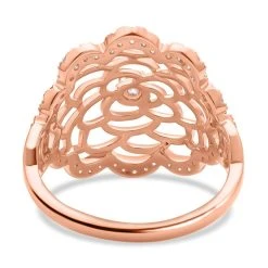 Weißer Zirkonia Ring, (Größe 21.00) Ca.0roséfarben 1.00 Ct 14 Weißer Zirkonia Ring, (Größe 21.00) Ca.0roséfarben 1.00 Ct -Schmuck Shoplc 7378528 5