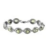 Natürliches Peridot Armband, Ca. 20 Cm, Edelstahl Ca. 9.88 Ct -Schmuck Shoplc 7384970