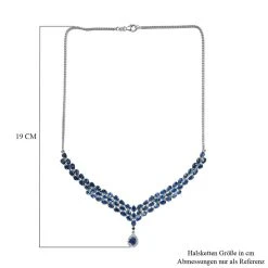 Kaschmir Kyanit Collier, Ca. 45 Cm, 925 Silber Platiniert Ca. 18.36 Ct 11 Kaschmir Kyanit Collier, Ca. 45 Cm, 925 Silber Platiniert Ca. 18.36 Ct -Schmuck Shoplc 7385108 4
