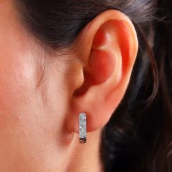 Diamant Ohrringe 925 Silber Platiniert Ca. 0,25 Ct -Schmuck Shoplc 7442506 2