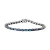 Aurora Mondstein Armband Ca. 20 Cm 925 Silber Platiniert Ca. 16.74 Ct -Schmuck Shoplc 7456785