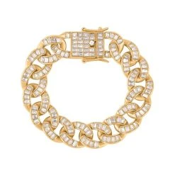 Weißes Kristall-Armband Ca. 18.5 Cm