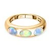 Natürlicher, äthiopischer Welo Opal Ring, 925 Silber Gelbgold Vermeil (Größe 19.00) Ca. 0.94 Ct -Schmuck Shoplc 7479691