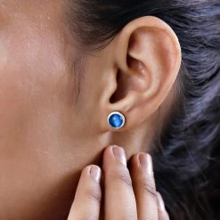 Aurora Mondstein Ohrringe 925 Silber Platiniert Ca. 3.02 Ct -Schmuck Shoplc 7479695 2