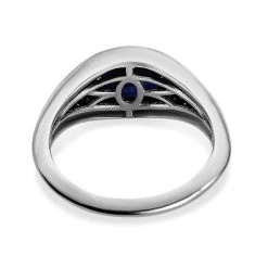 Masoala Saphir (Fissure Gefüllt) Ring, 925 Silber Platiniert (Größe 17.00) Ca. 1.71 Ct -Schmuck Shoplc 7488518 5