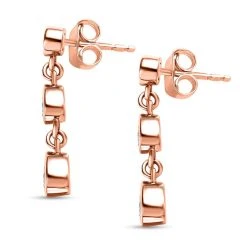 Moissanit Ohrringe, 925 Silber Roségold Vermeil, Ca. 1.57 Ct 10 Moissanit Ohrringe, 925 Silber Roségold Vermeil, Ca. 1.57 Ct -Schmuck Shoplc 7489053 3