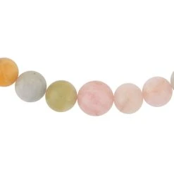 Mehrfarbige Beryll, Smaragd, Aquamarin, Morganit, Heliodor-Halskette (10-14 Mm), Ca. 50 Cm, 925 Silber Rhodiniert Ca. 522.50 Ct -Schmuck Shoplc 7504686 2