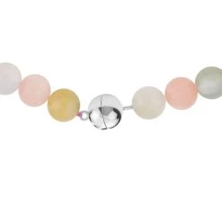 Mehrfarbige Beryll, Smaragd, Aquamarin, Morganit, Heliodor-Halskette (10-14 Mm), Ca. 50 Cm, 925 Silber Rhodiniert Ca. 522.50 Ct -Schmuck Shoplc 7504686 3