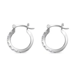 Moissanit Ohrringe, 925 Silber Platiniert Ca. 1.16 Ct 10 Moissanit Ohrringe, 925 Silber Platiniert Ca. 1.16 Ct -Schmuck Shoplc 7504749 3