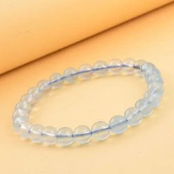 AAA Espirito Santo Aquamarin Armband, (7-8mm), 18 Cmca. 90.00 Ct -Schmuck Shoplc 7506322 1