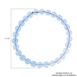 AAA Espirito Santo Aquamarin Armband, (7-8mm), 18 Cmca. 90.00 Ct -Schmuck Shoplc 7506322 4