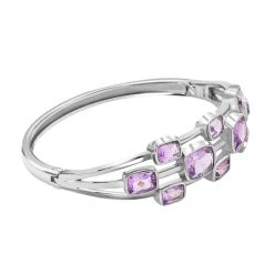 Rose De France Amethyst Armreif, Ca. 19 Cm Edelstahl Ca. 14.00 Ct -Schmuck Shoplc 7508964 3