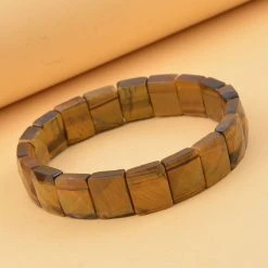 Gelbes Tigerauge Armband, 18 Cm, Ca. 138.40 Ct 6 Gelbes Tigerauge Armband, 18 Cm, Ca. 138.40 Ct -Schmuck Shoplc 7509634 1