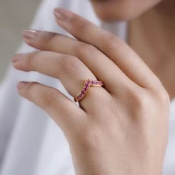 AA Afrikanischer Rubin (Fissure Gefüllt) Ring, 925 Silber Gelbgold Vermeil (Größe 21.00) Ca. 0.66 Ct 11 AA Afrikanischer Rubin (Fissure Gefüllt) Ring, 925 Silber Gelbgold Vermeil (Größe 21.00) Ca. 0.66 Ct -Schmuck Shoplc 7516167 2