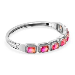 Sunset Triplette Quarz Armreif, Ca. 19 Cm, Edelstahl Ca. 13.07 Ct -Schmuck Shoplc 7517378 3