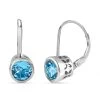Schweizer Blautopas Ohrringe, 925 Silber Platiniert, Ca. 1.89 Ct 1 Schweizer Blautopas Ohrringe, 925 Silber Platiniert, Ca. 1.89 Ct -Schmuck Shoplc 7519281