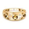 AA Natürlicher Goldener Tansanit Ring, 925 Silber Gelbgold Vermeil, (Größe 17.00) Ca. 0.91 Ct -Schmuck Shoplc 7522999
