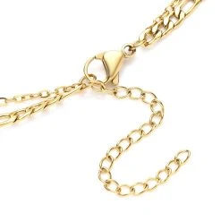 Weiße Muschelkernperlen-Halskette, Ca. 40 Cm, Edelstahl Goldfarben -Schmuck Shoplc 7525115 3