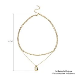 Weiße Muschelkernperlen-Halskette, Ca. 40 Cm, Edelstahl Goldfarben -Schmuck Shoplc 7525115 4