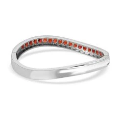 Natürliches Rotes Granat-Armreif, Ca. 19 Cm Edelstahl Ca. 9.31 Ct -Schmuck Shoplc 7532450 4