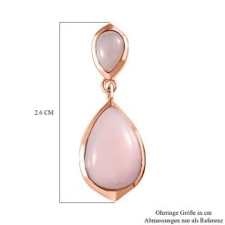 AA Rosa Opal Ohrringe 925 Silber Rosévergoldet Ca. 5.90 Ct -Schmuck Shoplc 7534439 4